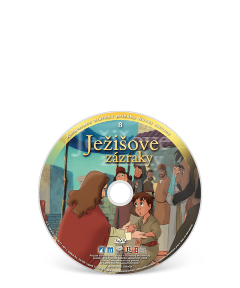 animovaný film Ježišove zázraky na DVD