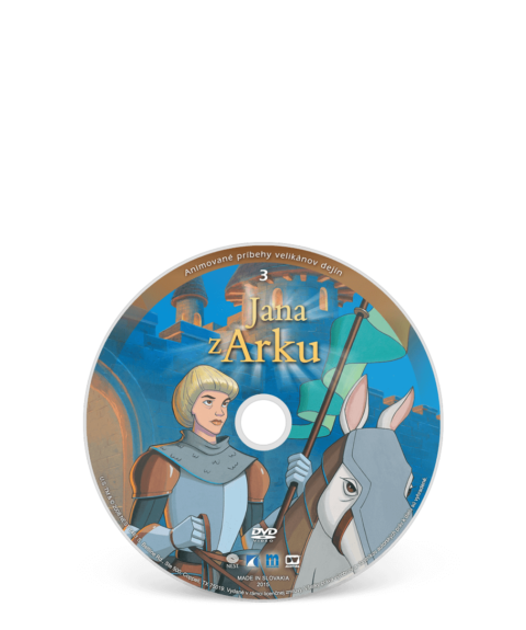 animovaný film Jana z Arku na DVD