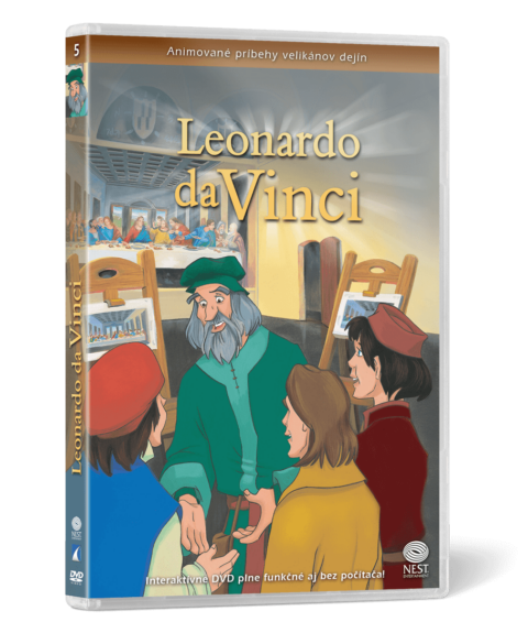 animovaný film Leonardo da Vinci na DVD