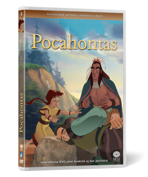 animovaný film Pocahontas na DVD