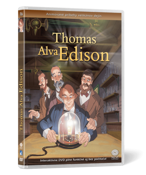 animovaný film Thomas Alva Edison na DVD