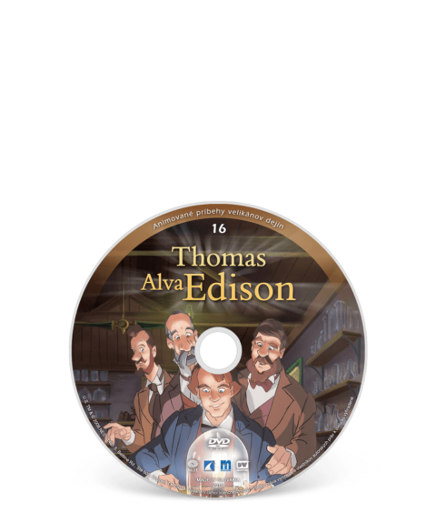 animovaný film Thomas Alva Edison na DVD