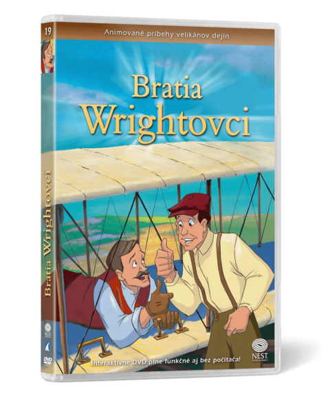 animovaný film Bratia Wrightovci na DVD