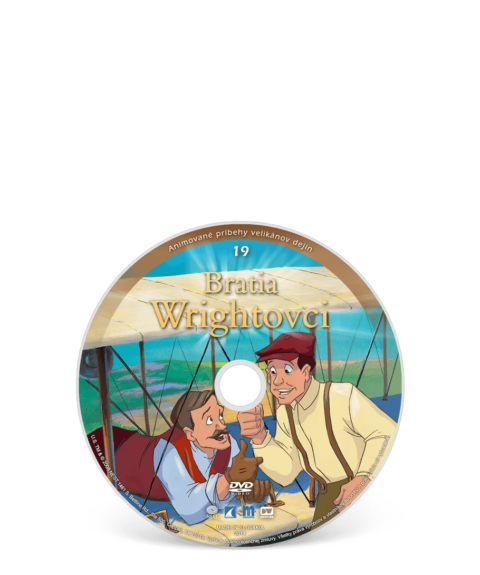 animovaný film Bratia Wrightovci na DVD