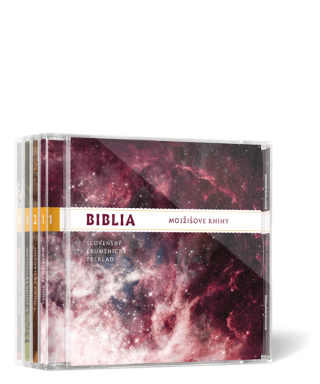 séria audiokníh Biblia Stará zmluva na 6 CD